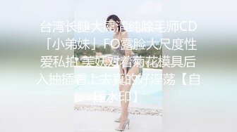 台湾长腿大屌清纯除毛师CD「小弟妹」FO露脸大尺度性爱私拍 美妖对着菊花模具后入抽插看上去真的好淫荡【自压水印】