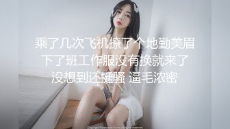 乘了几次飞机撩了个地勤美眉 下了班工作服没有换就来了 没想到还挺骚 逼毛浓密