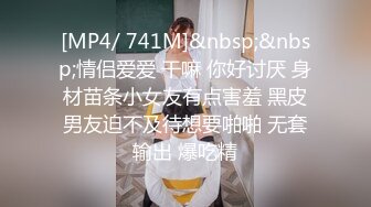 [MP4/ 741M]&nbsp;&nbsp;情侣爱爱 干嘛 你好讨厌 身材苗条小女友有点害羞 黑皮男友迫不及待想要啪啪 无套输出 爆吃精