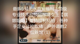 最新5月无水首发福利！顶级专业技术控极品榨精女王【琪娜姐姐】推特福利私拍，各种手足交止控取精，户外调教2位贱奴 (1)