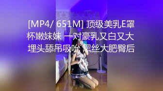 [MP4/ 651M] 顶级美乳E罩杯嫩妹妹 一对豪乳又白又大 埋头舔吊吸吮 黑丝大肥臀后入