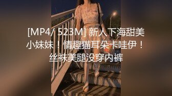 [MP4/ 523M] 新人下海甜美小妹妹！情趣猫耳朵卡哇伊！丝袜美腿没穿内裤